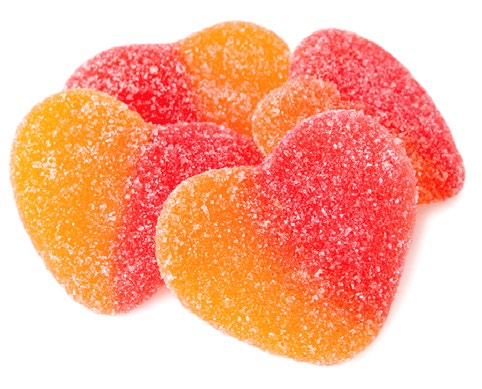 PEACH HEARTS