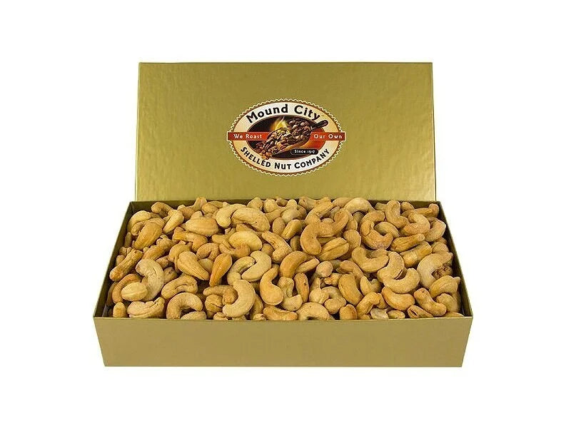 Colossal Cashews - Signature Gold Gift Box | Mound City – Mound Colossal Cashews - Signature Gold Gift Box | Mound City – Mound