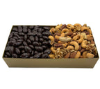 Deluxe Mixed Nuts and Chocolate Covered Almonds Gift Box