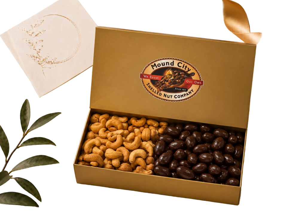 Mound City Golden Round gift tray