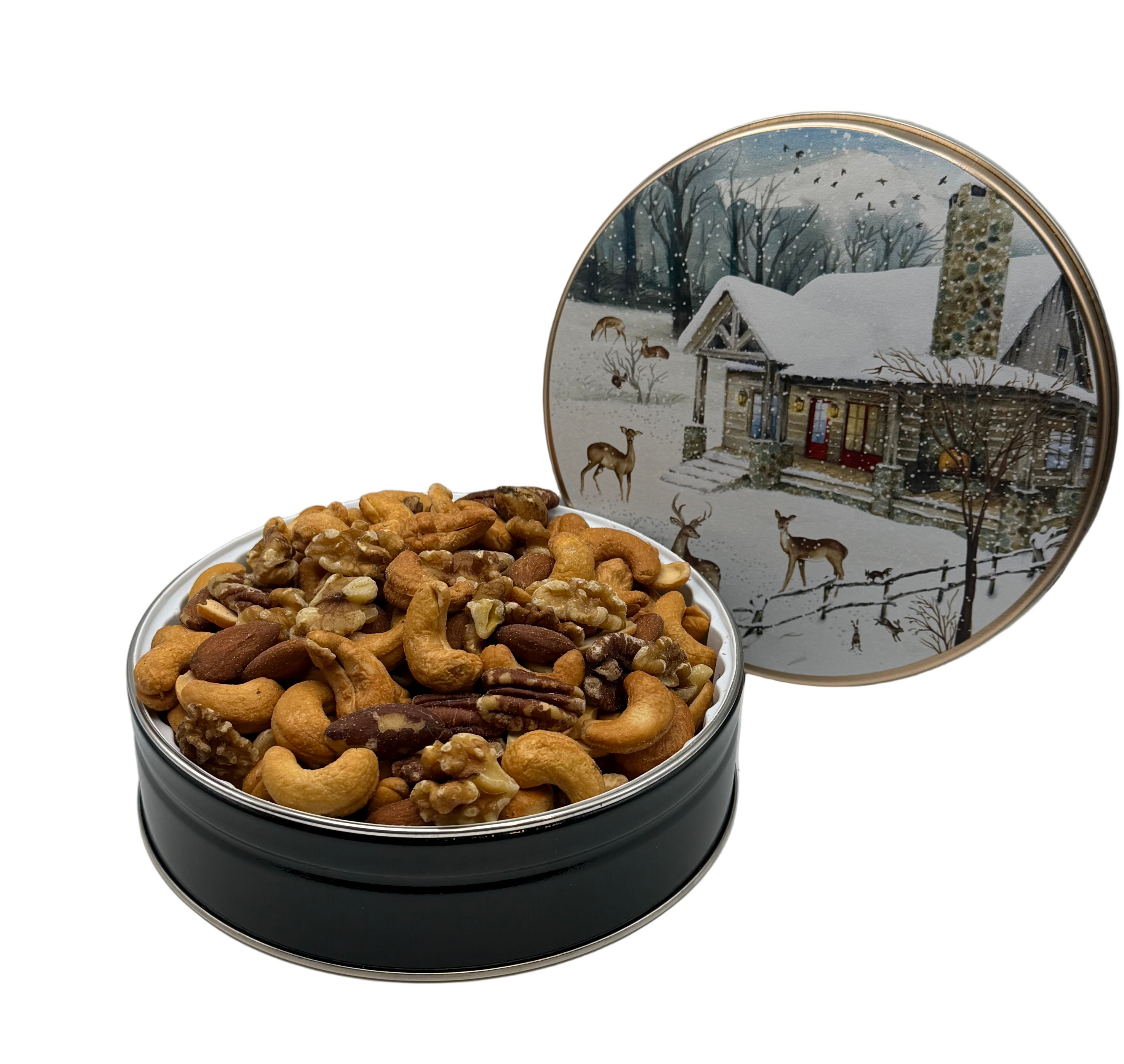 Deluxe Mixed Nuts Holiday Tin