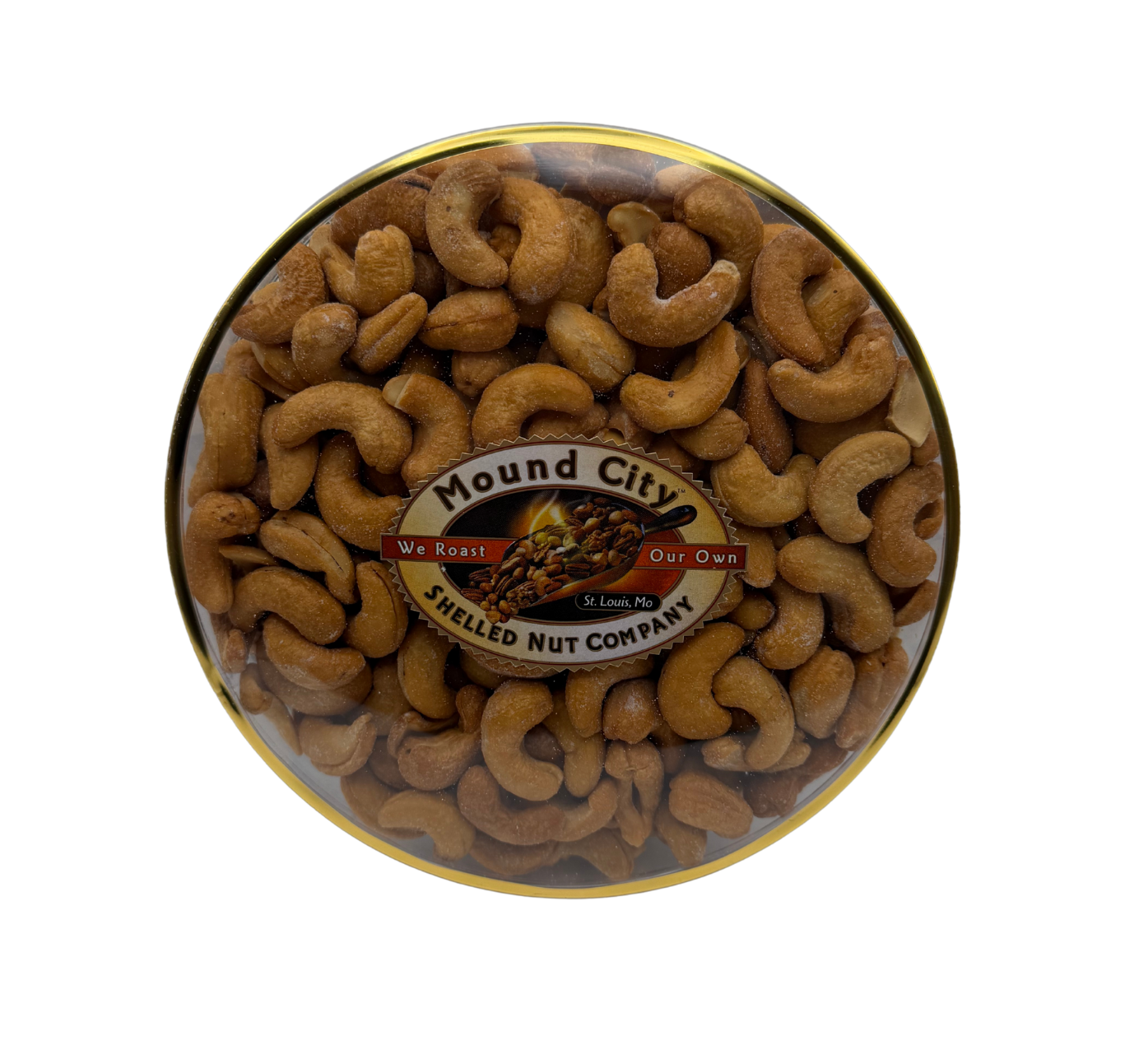 Colossal Cashews in Golden Round