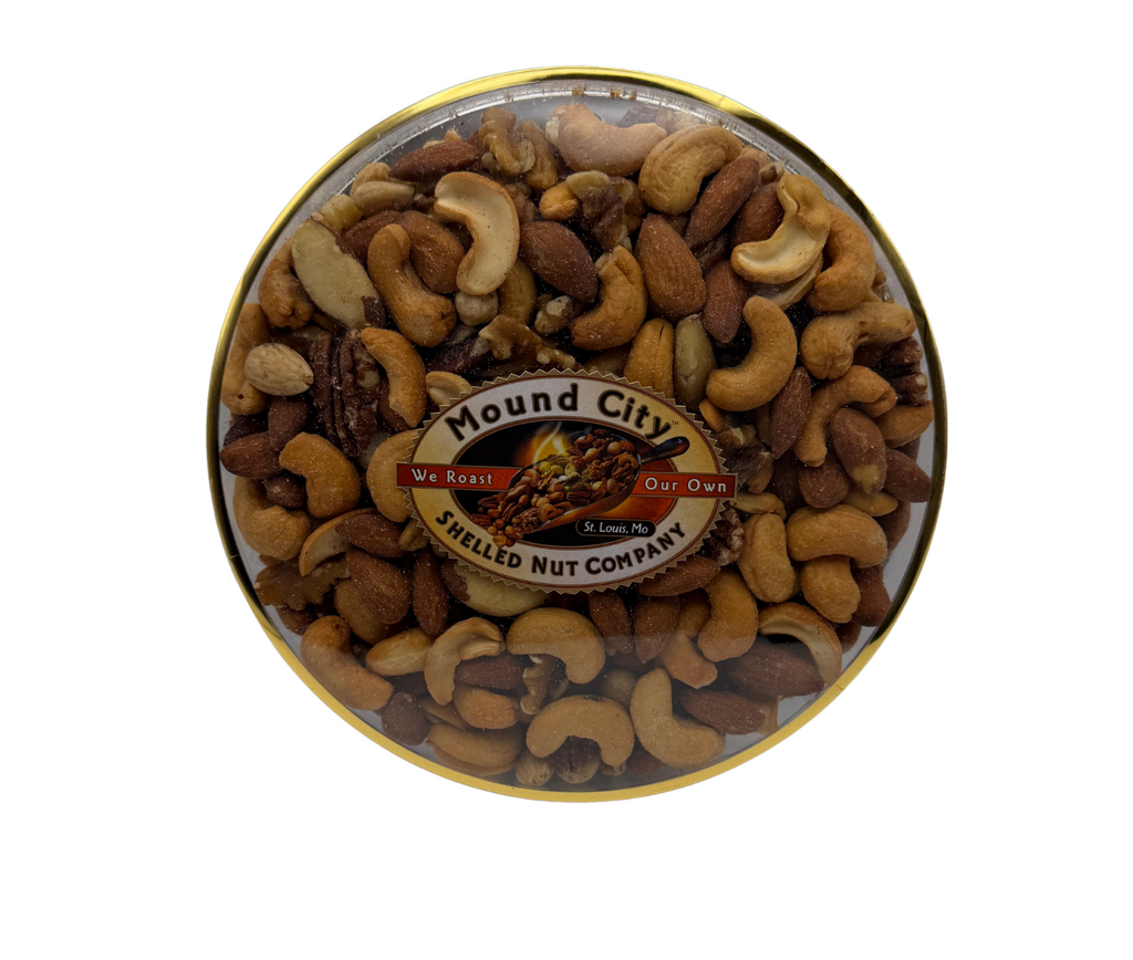 Deluxe Mixed Nuts in Golden Round