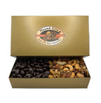 Deluxe Mixed Nuts and Chocolate Covered Almonds Gift Box
